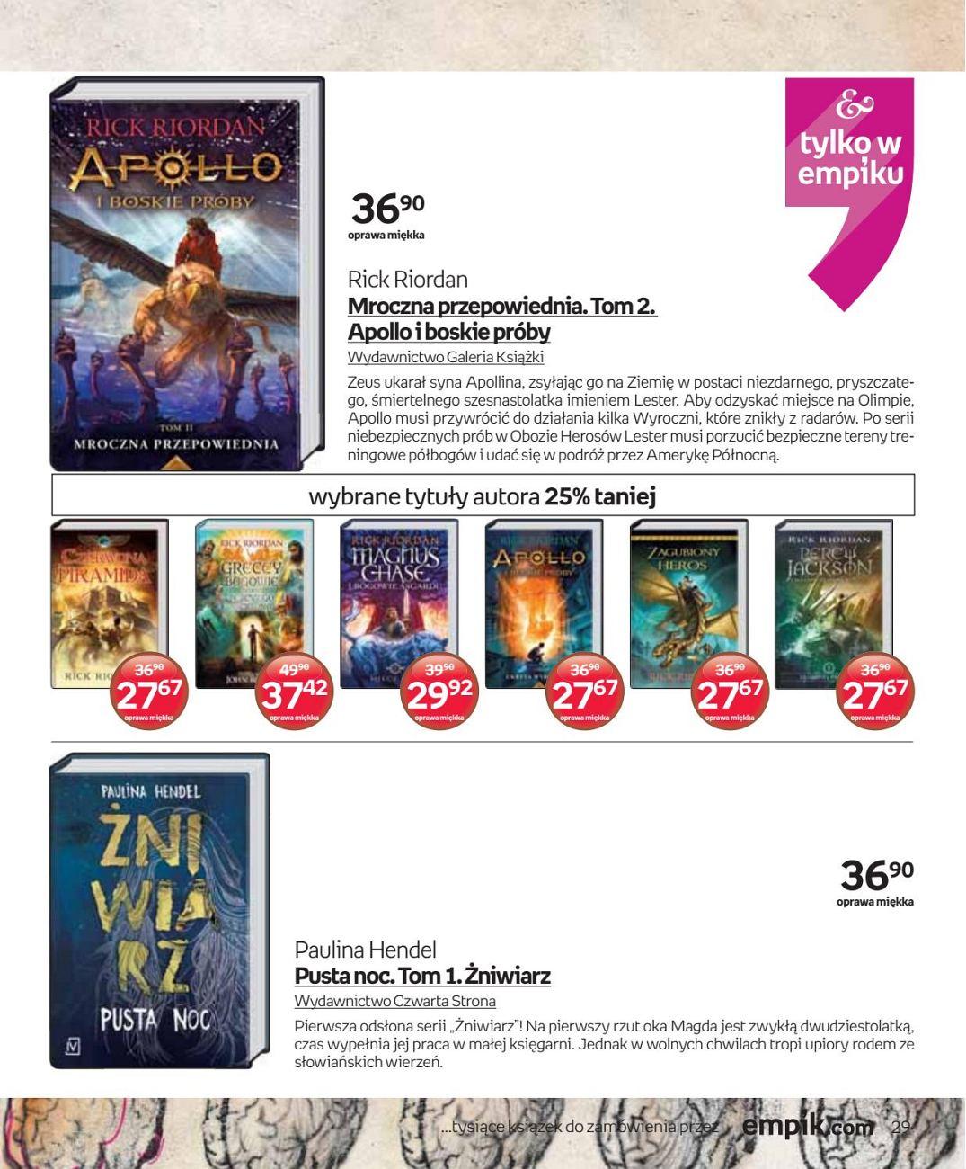 Gazetka promocyjna empik str. 29