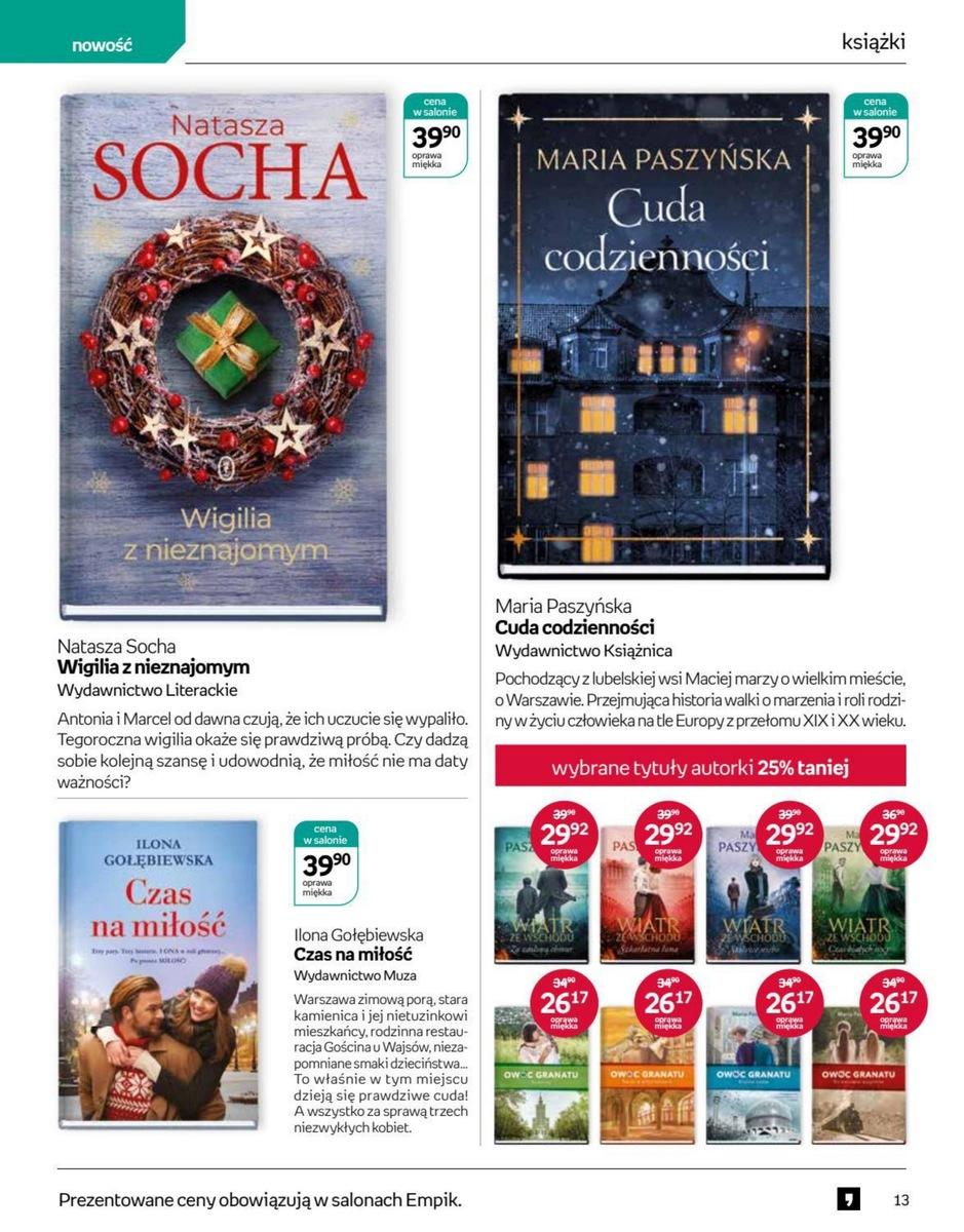 Gazetka promocyjna empik str. 13