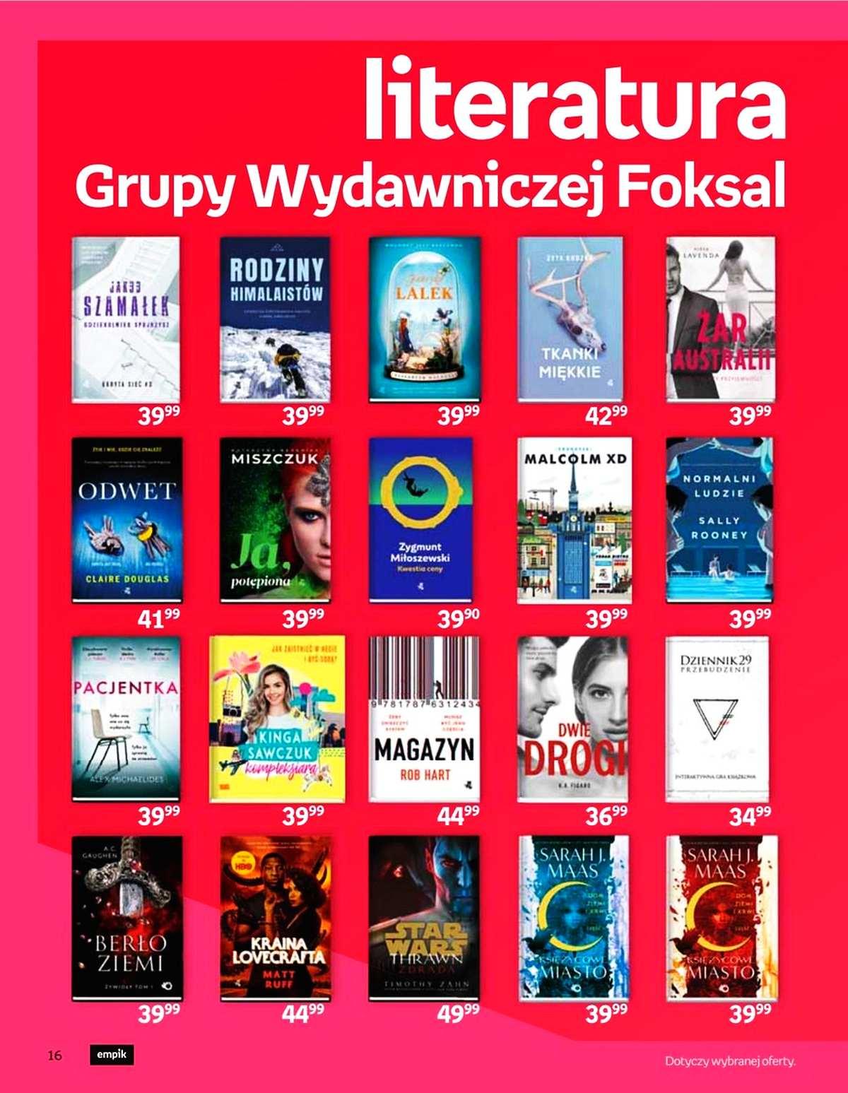 Gazetka promocyjna empik str. 16
