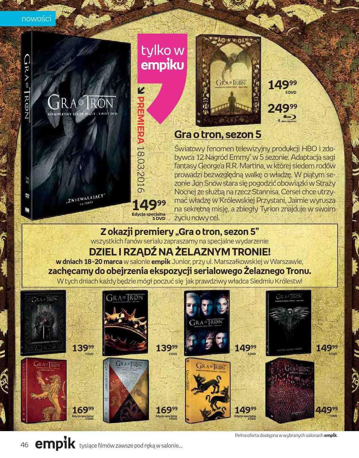 Gazetka promocyjna empik str. 46