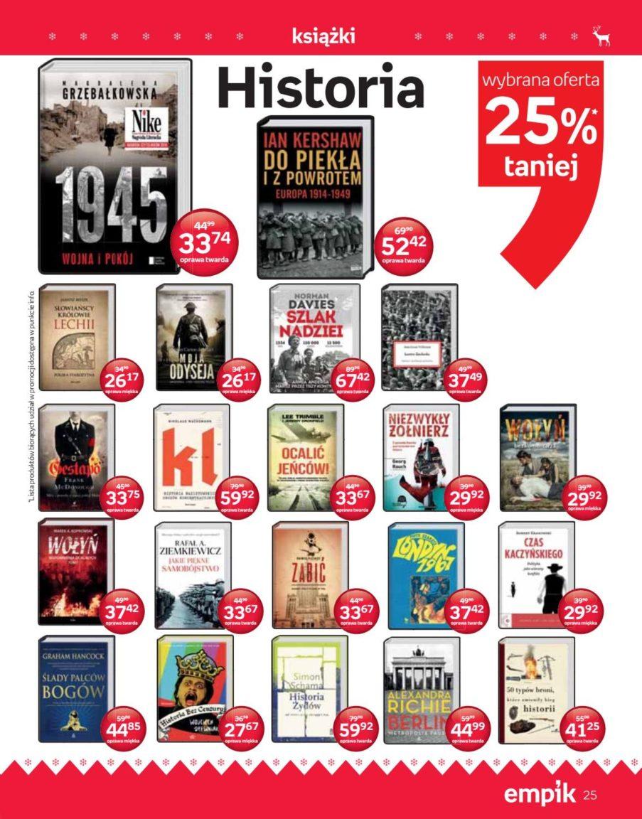 Gazetka promocyjna empik str. 25