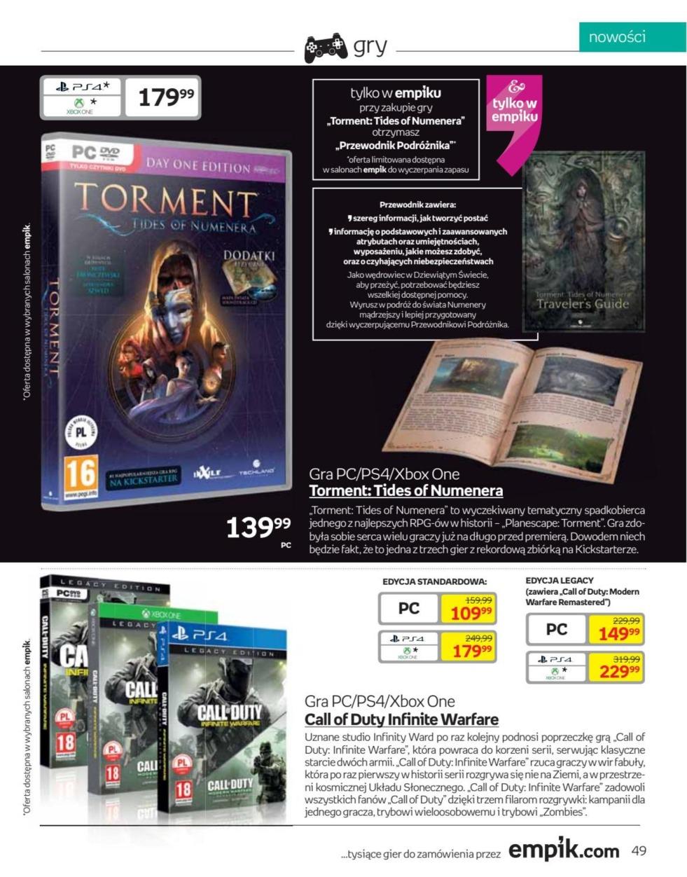 Gazetka promocyjna empik str. 49