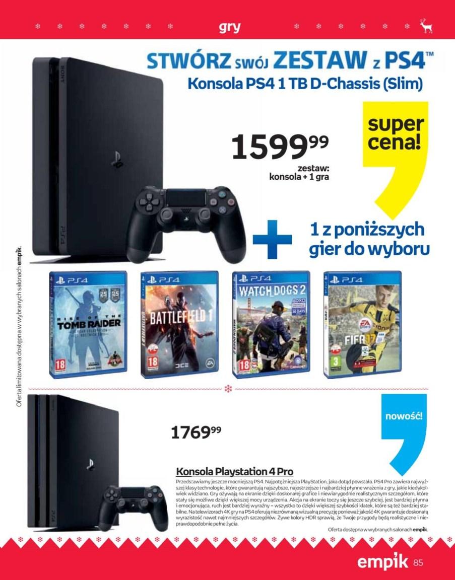 Gazetka promocyjna empik str. 85