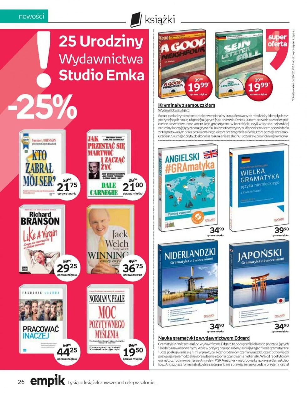 Gazetka promocyjna empik str. 26