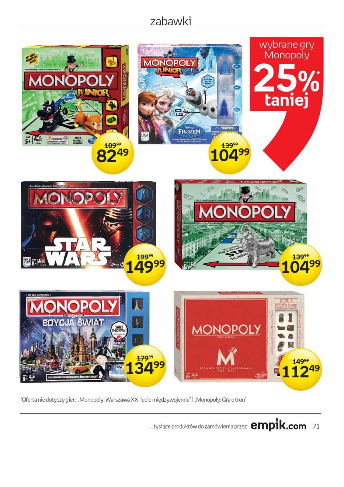 Gazetka promocyjna empik str. 71