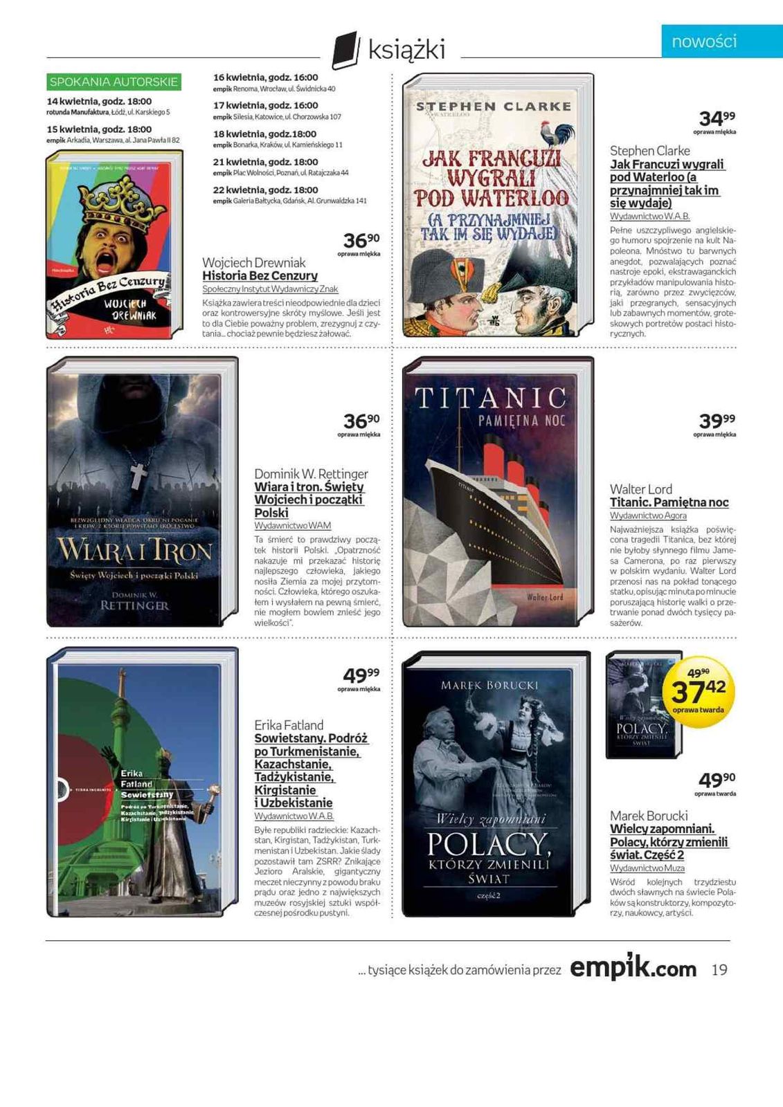 Gazetka promocyjna empik str. 19