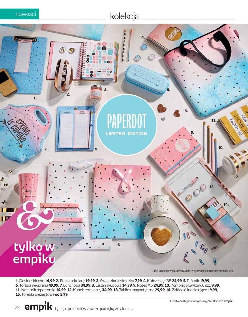Gazetka promocyjna empik str. 72