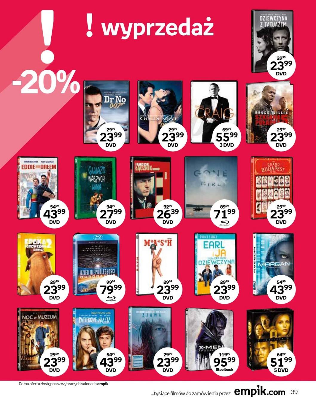 Gazetka promocyjna empik str. 39