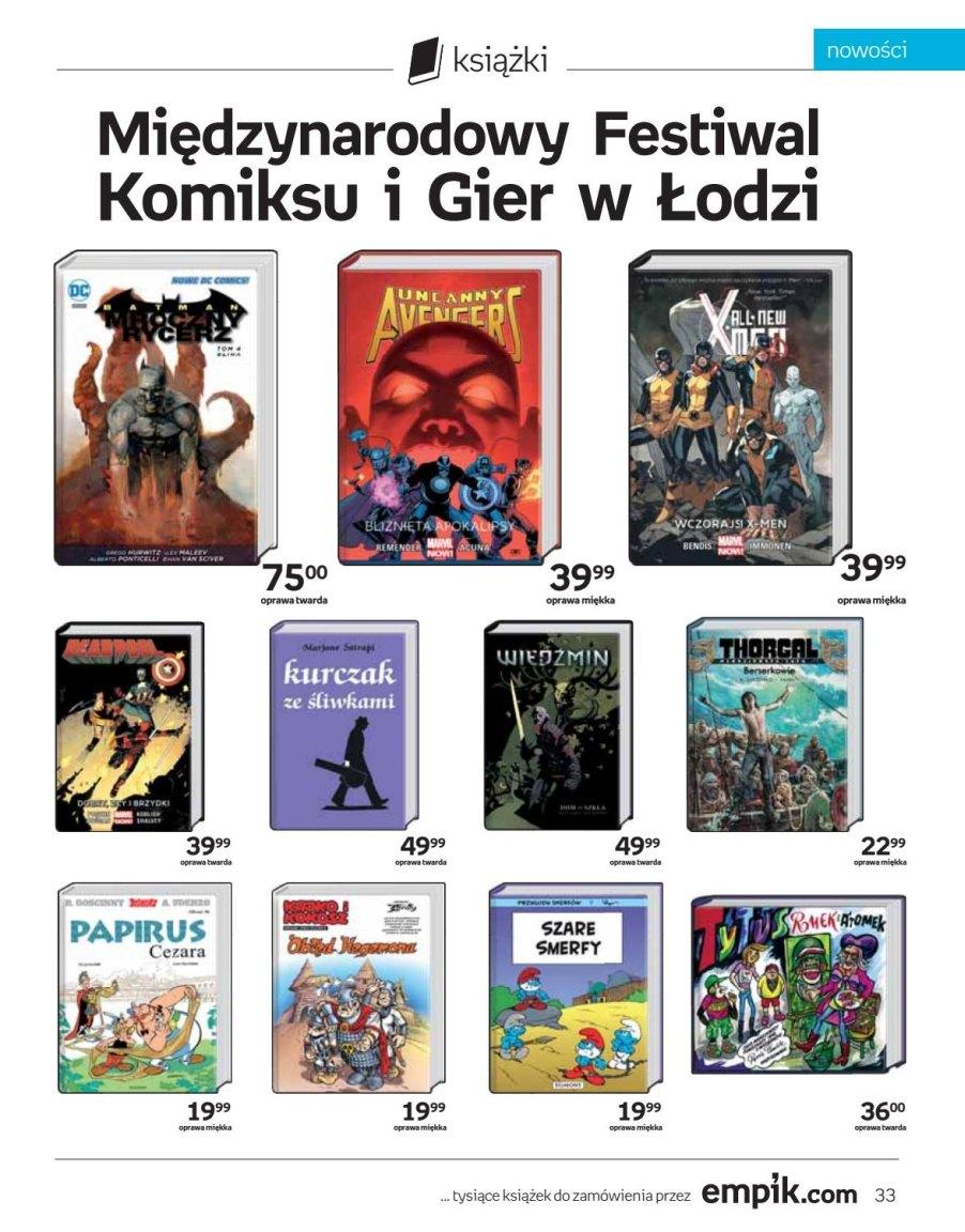 Gazetka promocyjna empik str. 33