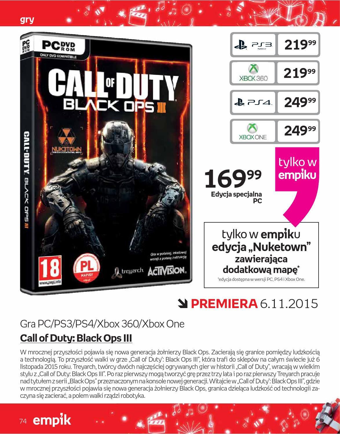 Gazetka promocyjna empik str. 74