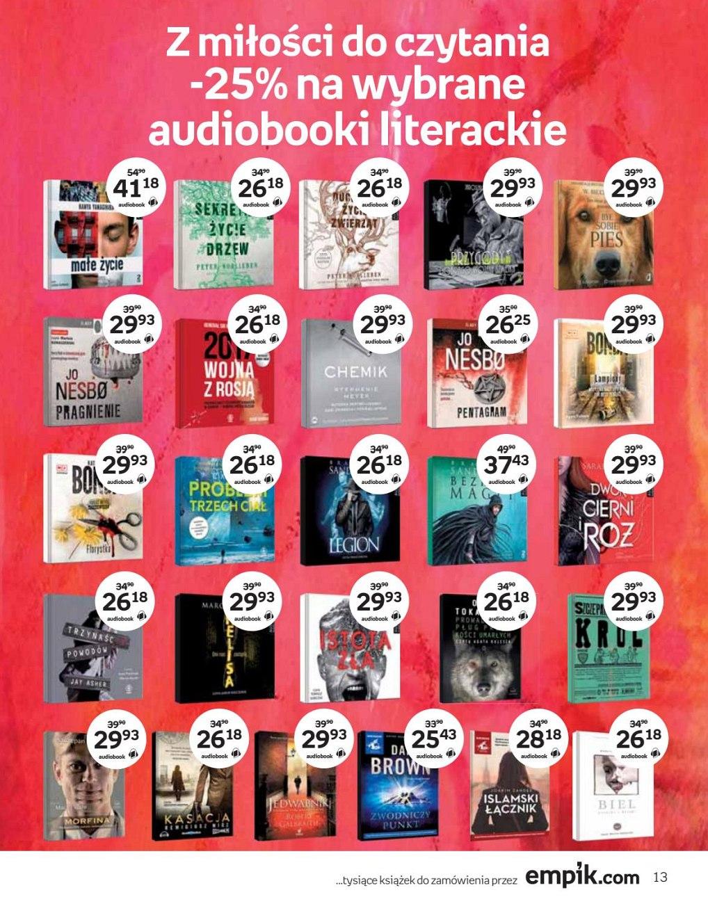 Gazetka promocyjna empik str. 13
