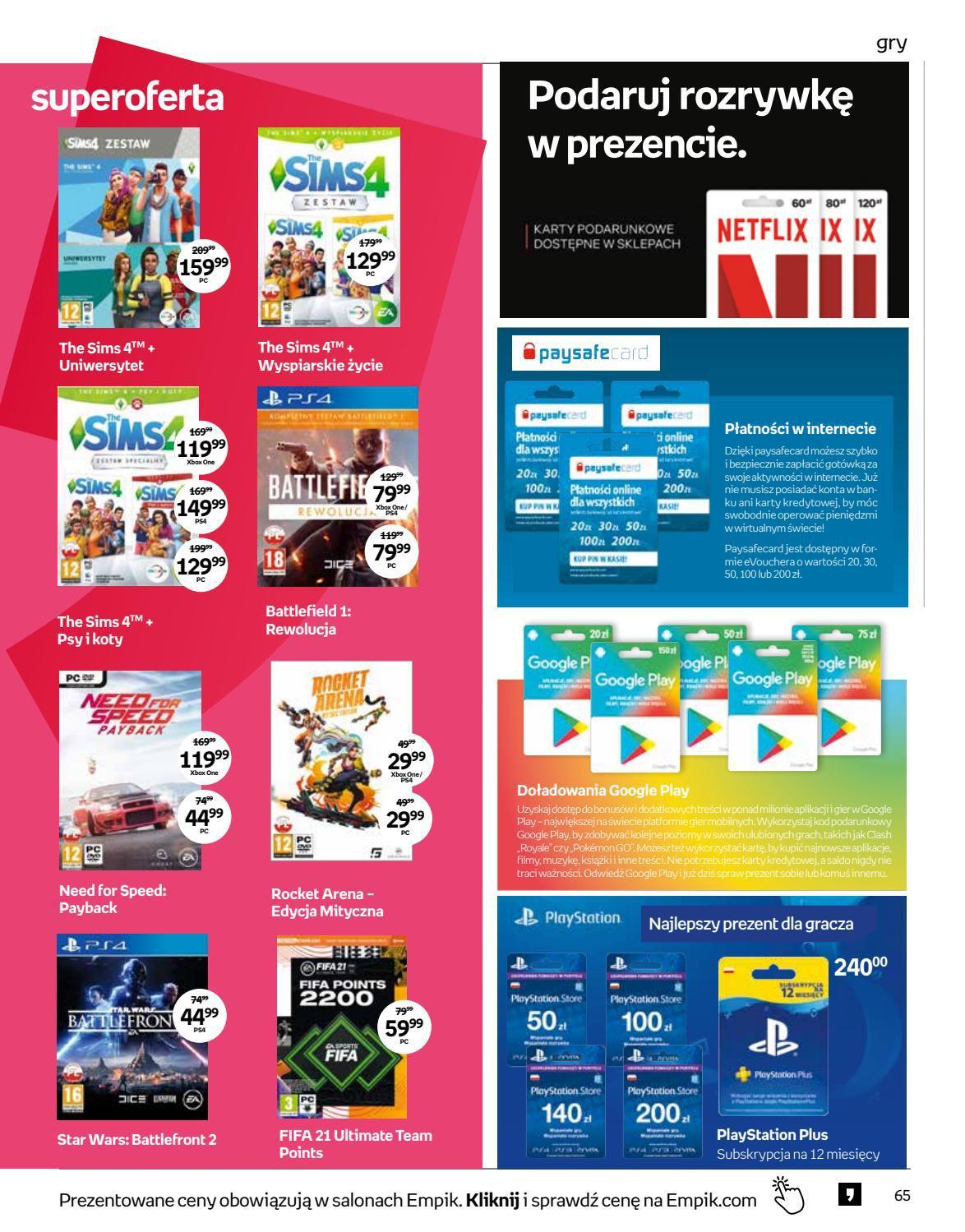 Gazetka promocyjna empik str. 65