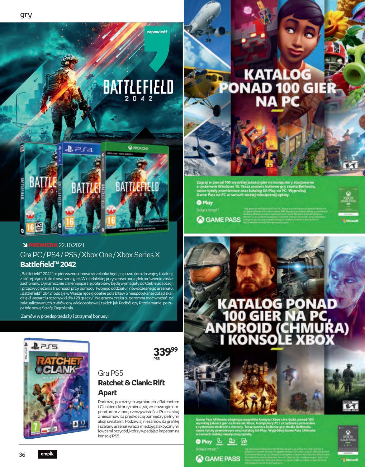 Gazetka promocyjna empik str. 36