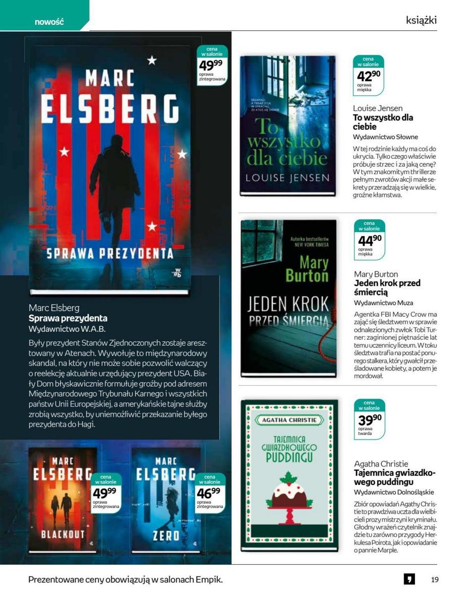 Gazetka promocyjna empik str. 19