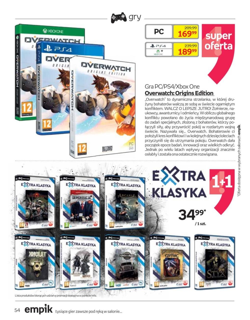 Gazetka promocyjna empik str. 54