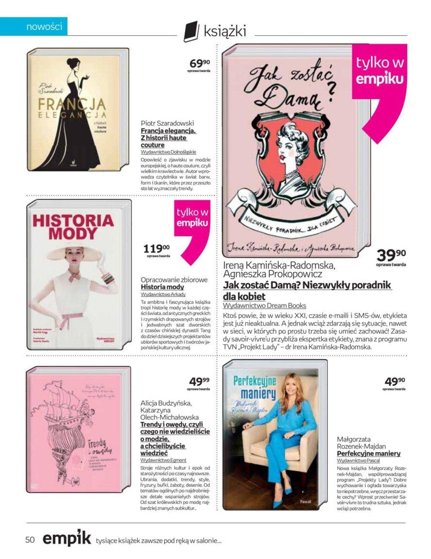 Gazetka promocyjna empik str. 50