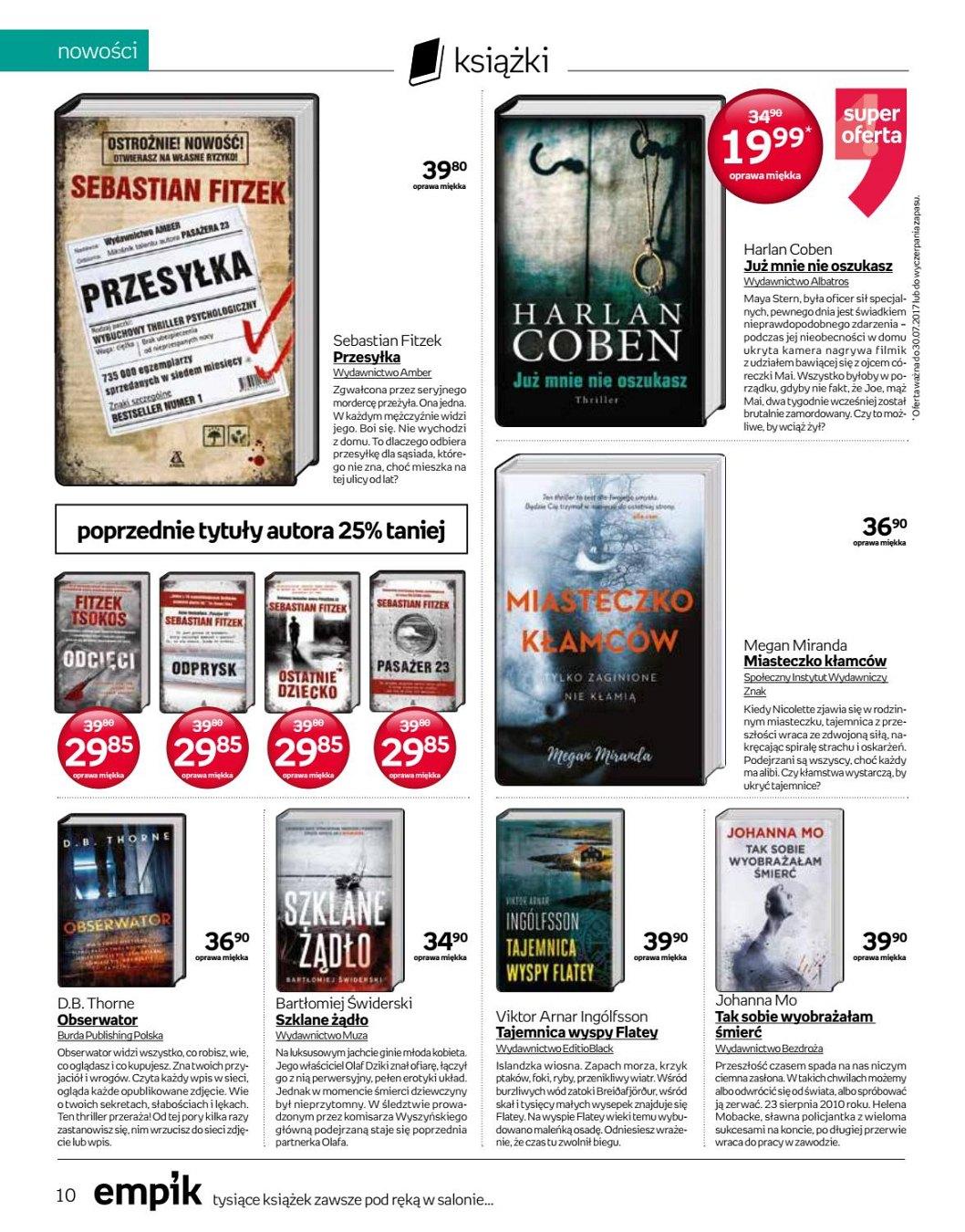 Gazetka promocyjna empik str. 10