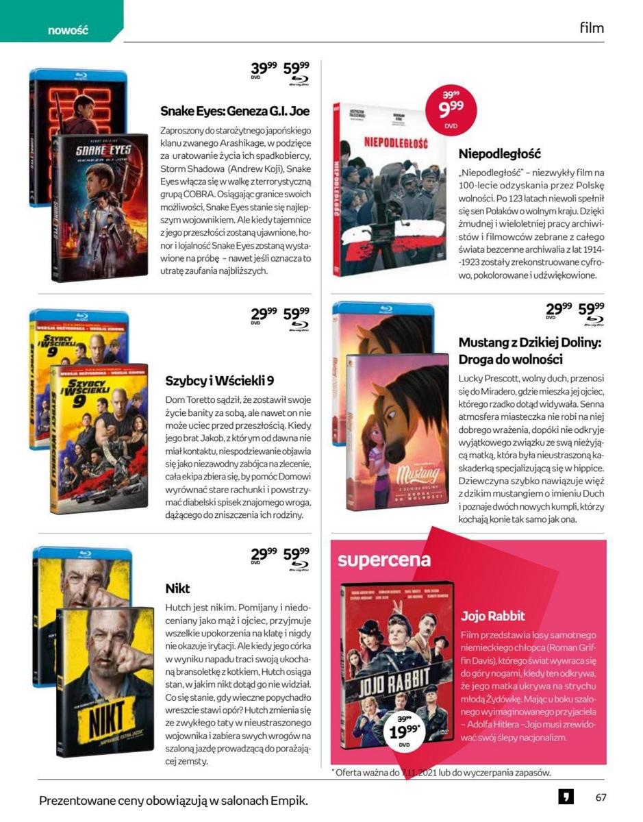 Gazetka promocyjna empik str. 67