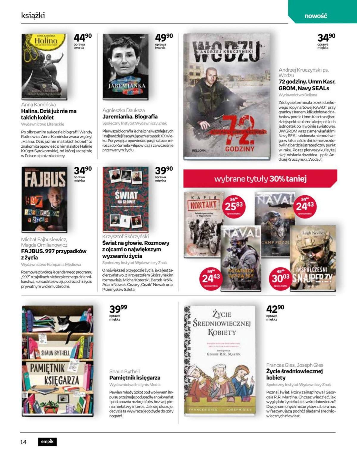Gazetka promocyjna empik str. 14