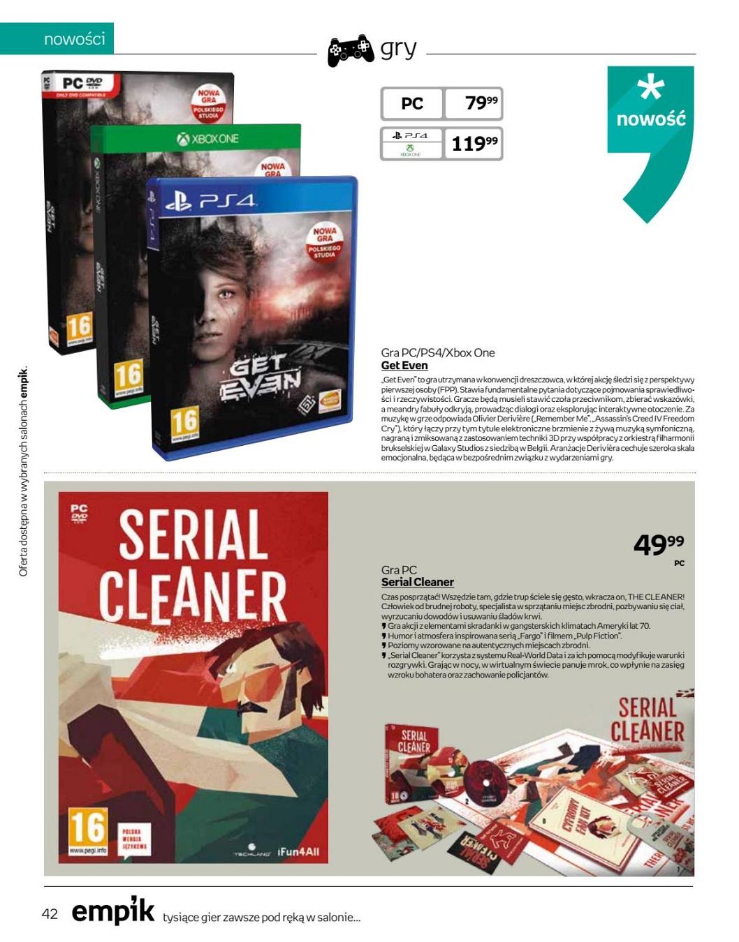 Gazetka promocyjna empik str. 42