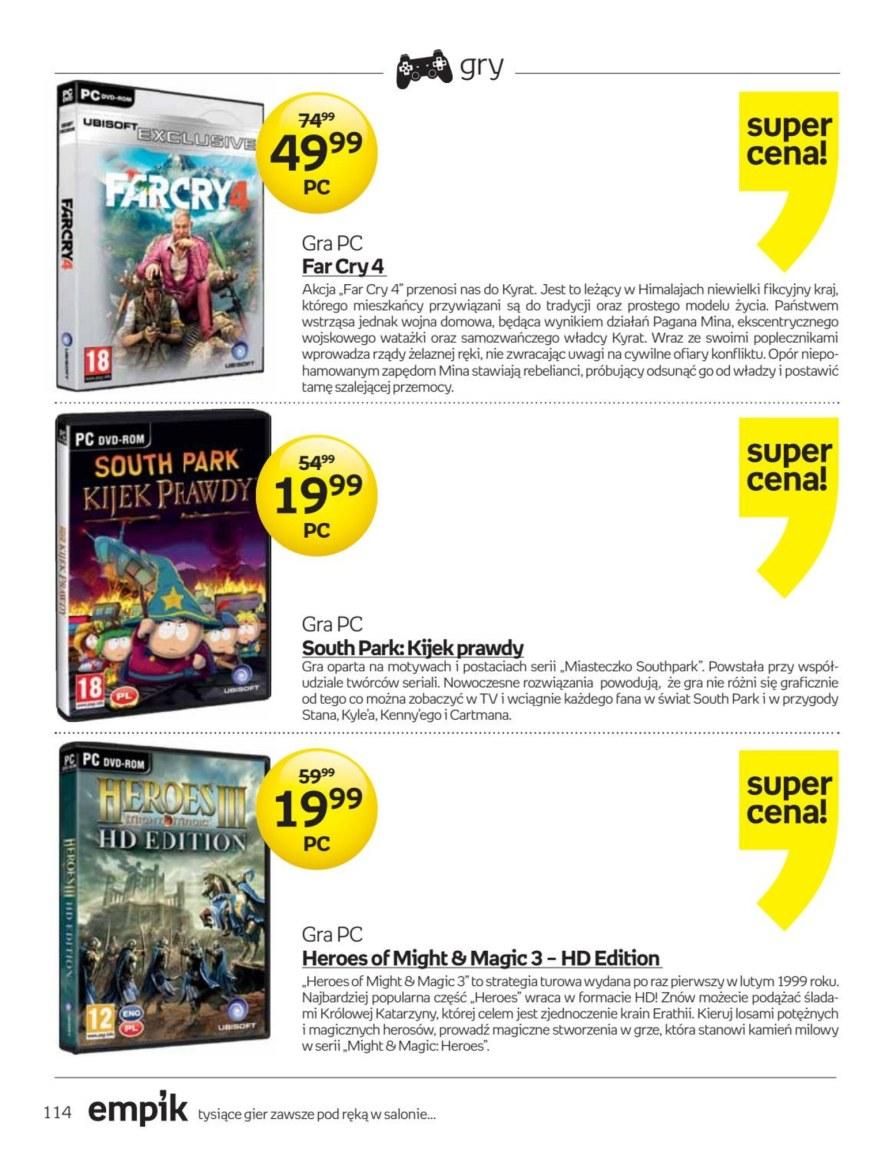 Gazetka promocyjna empik str. 114