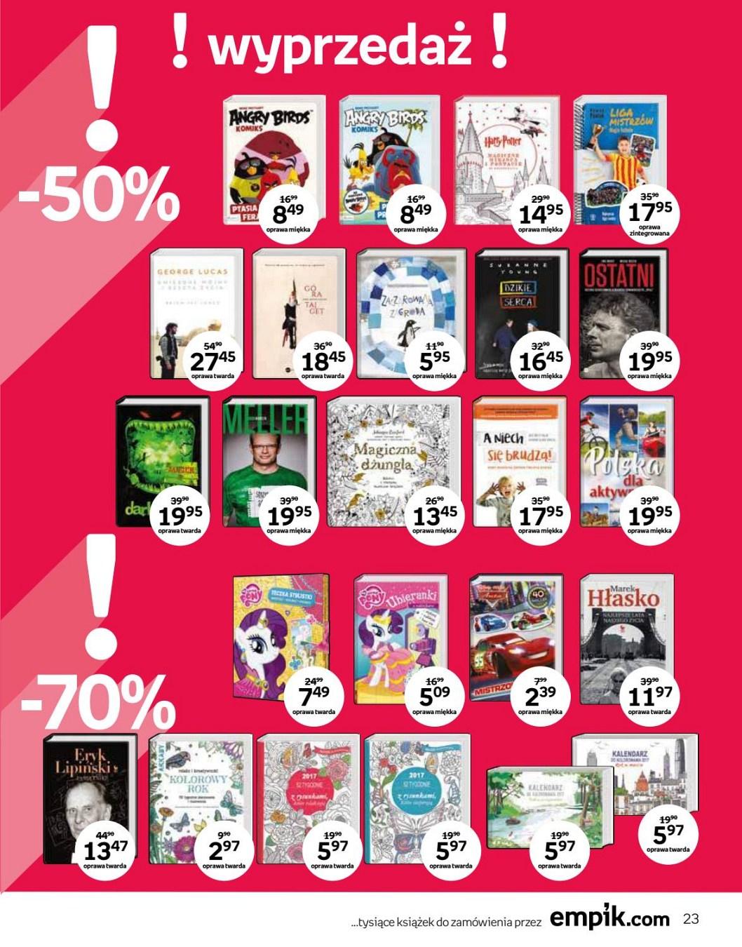 Gazetka promocyjna empik str. 23