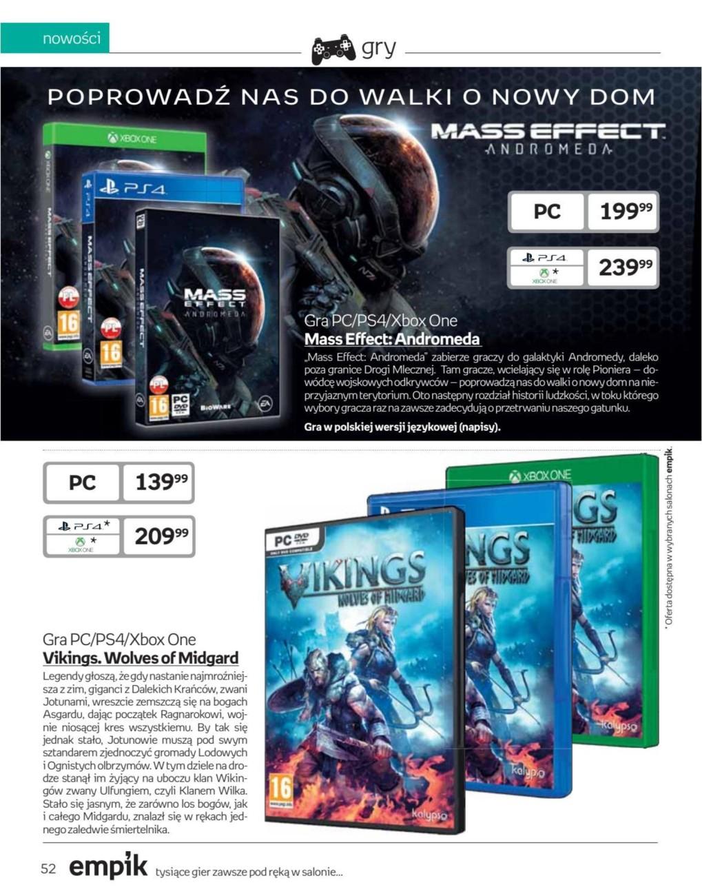 Gazetka promocyjna empik str. 52