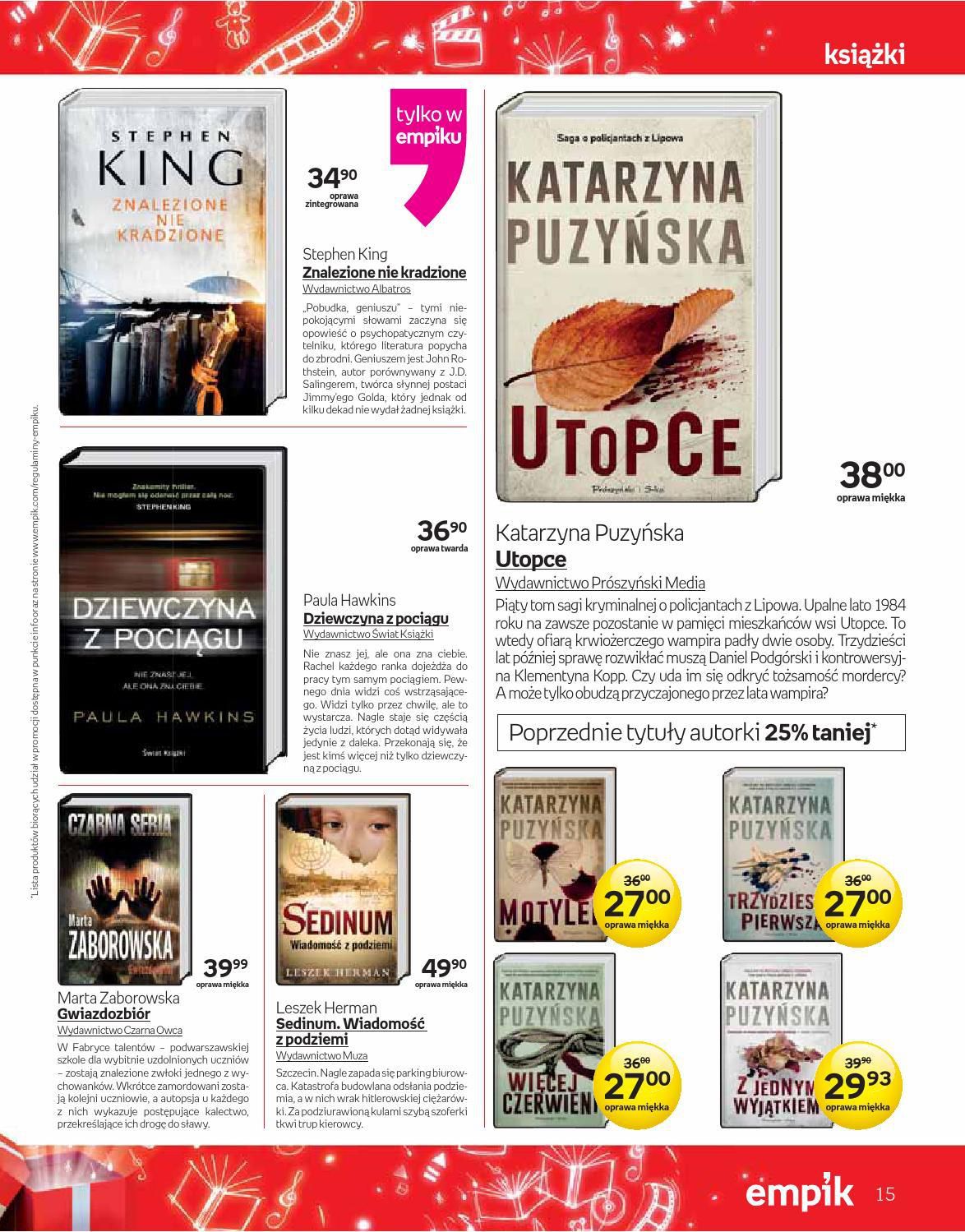 Gazetka promocyjna empik str. 15