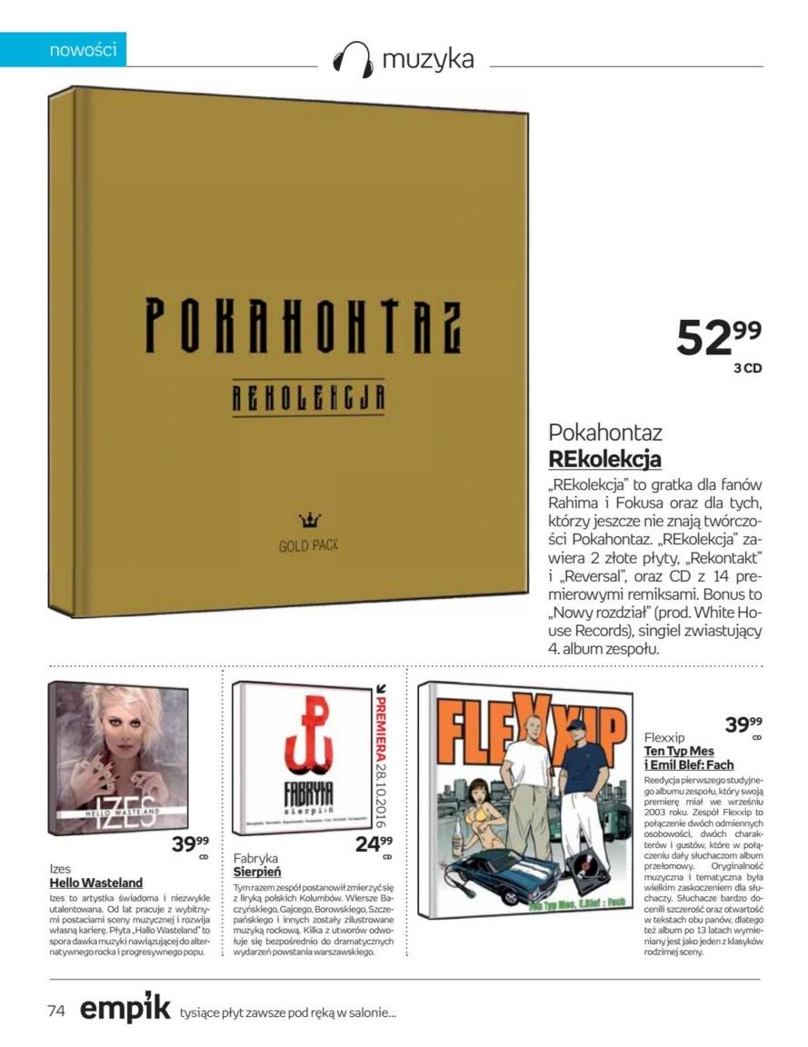 Gazetka promocyjna empik str. 74