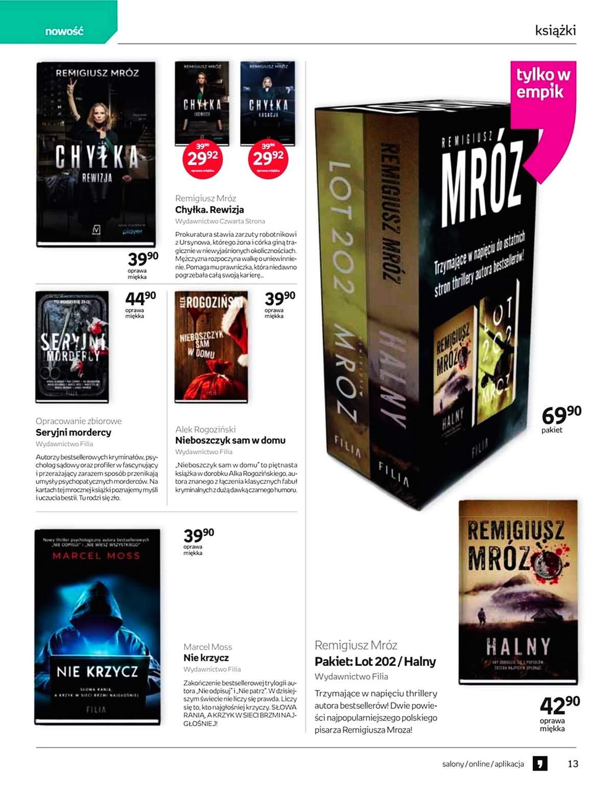 Gazetka promocyjna empik str. 13