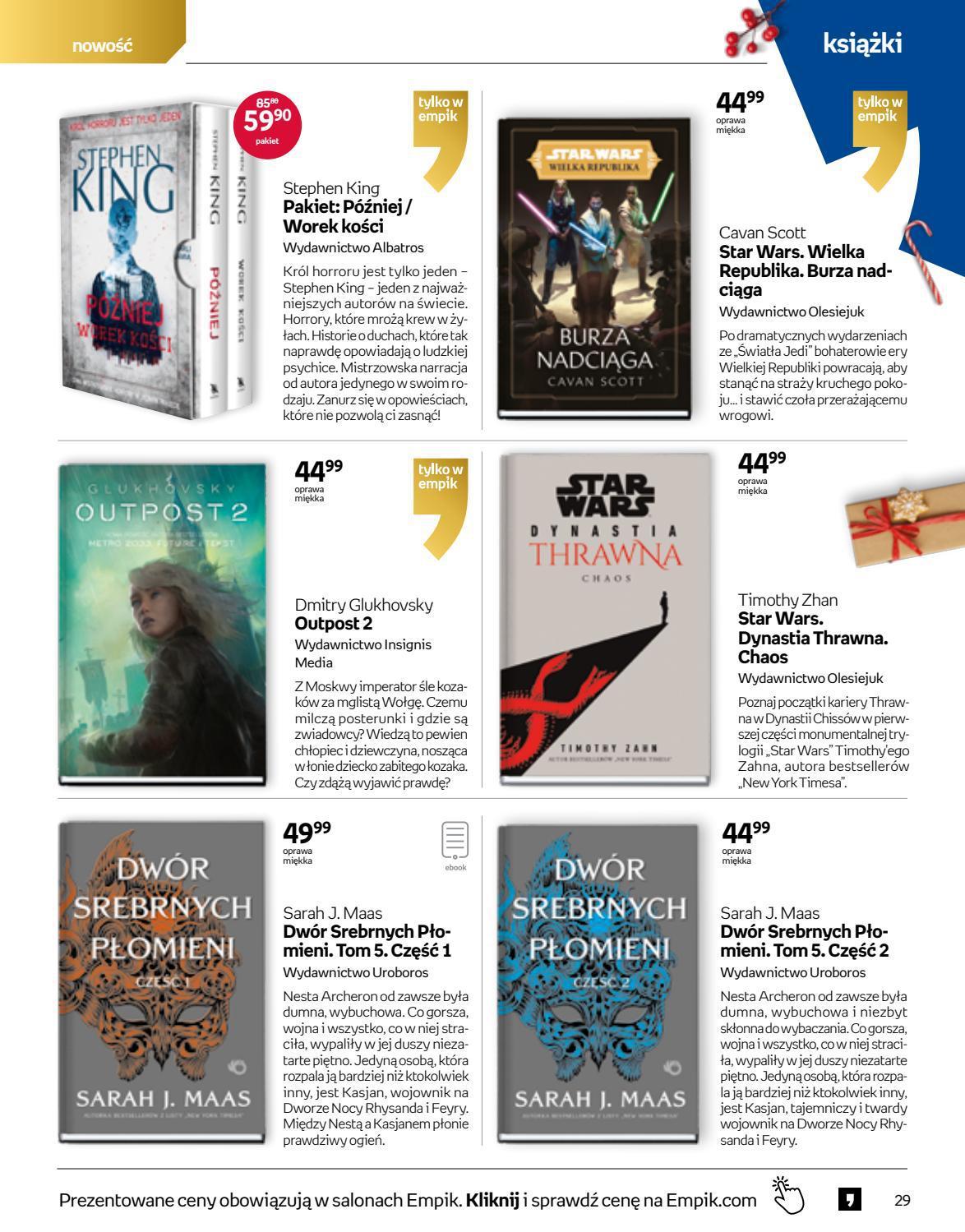Gazetka promocyjna empik str. 29