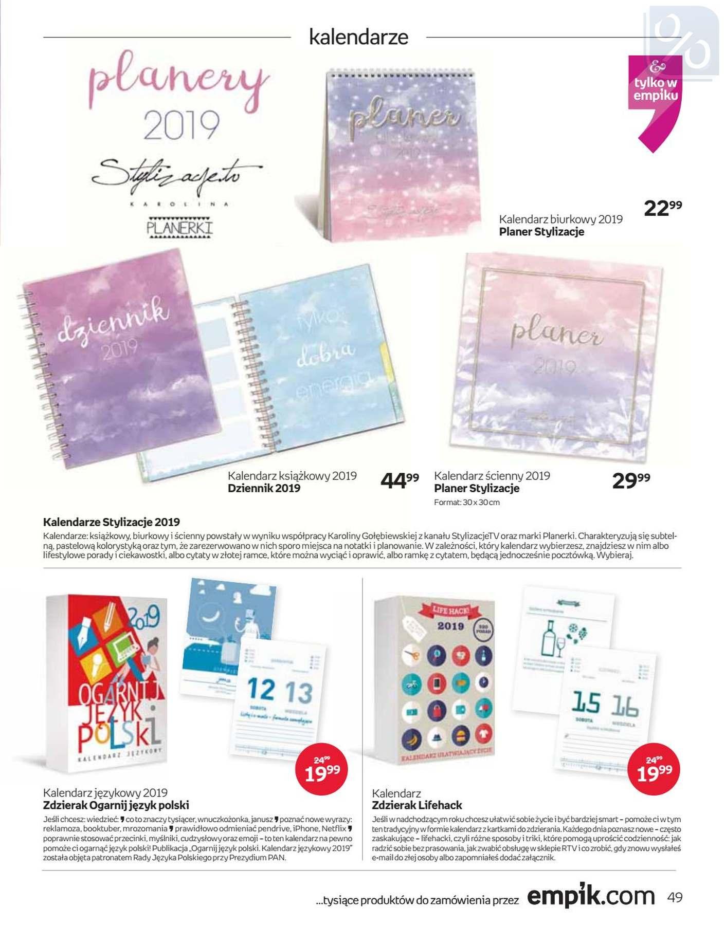 Gazetka promocyjna empik str. 49