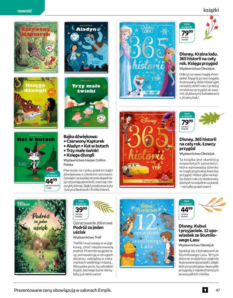 Gazetka promocyjna empik str. 47