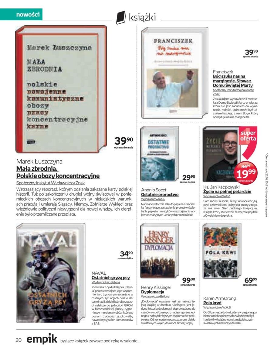 Gazetka promocyjna empik str. 20