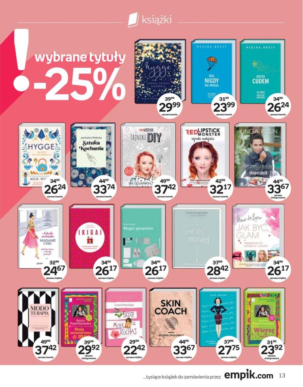 Gazetka promocyjna empik str. 13
