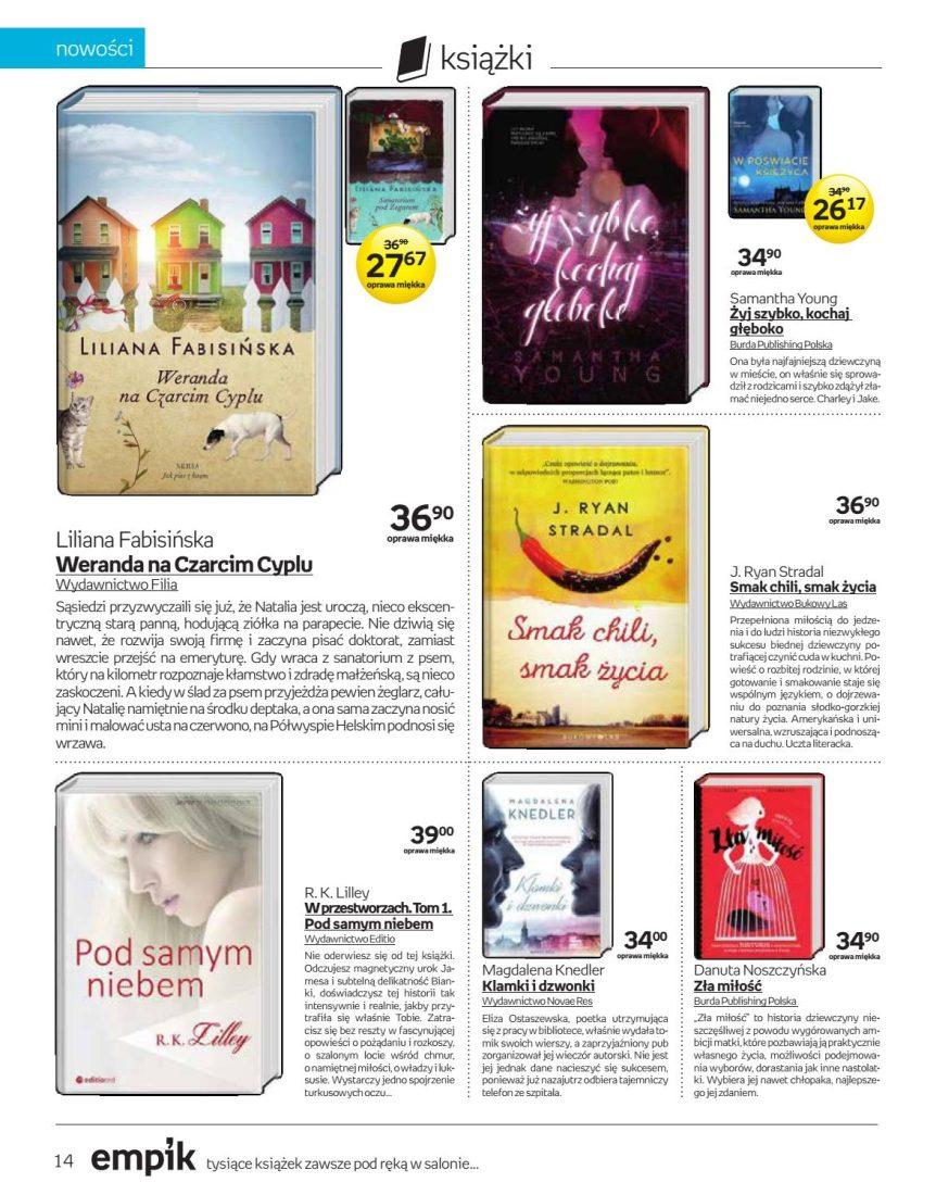 Gazetka promocyjna empik str. 14