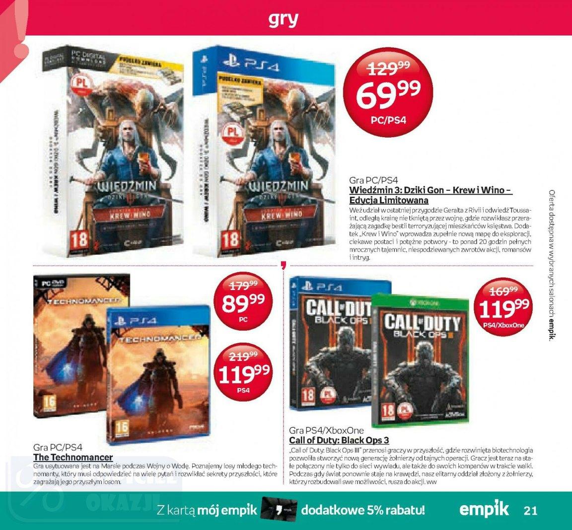 Gazetka promocyjna empik str. 21