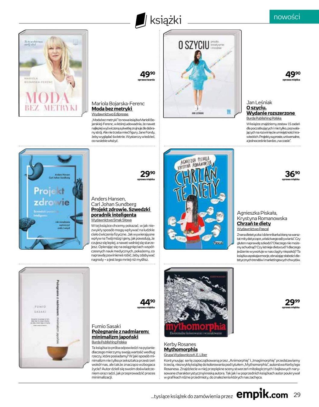 Gazetka promocyjna empik str. 29