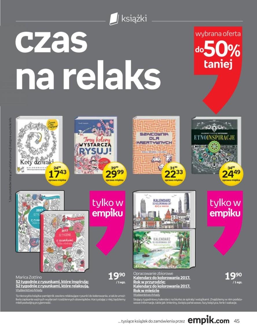 Gazetka promocyjna empik str. 45