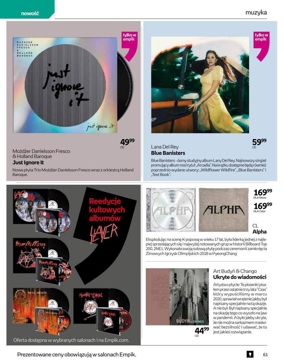 Gazetka promocyjna empik str. 61