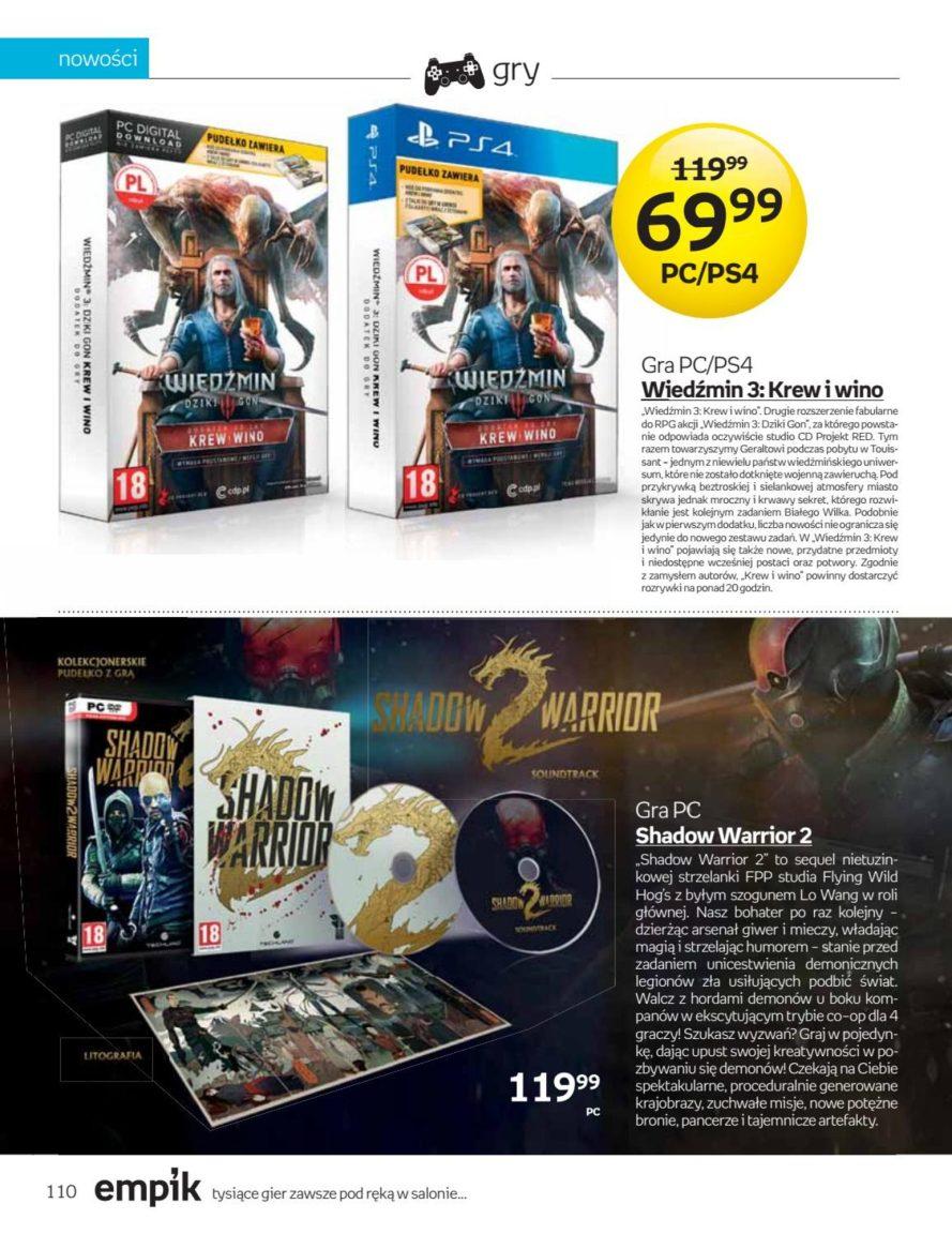 Gazetka promocyjna empik str. 110
