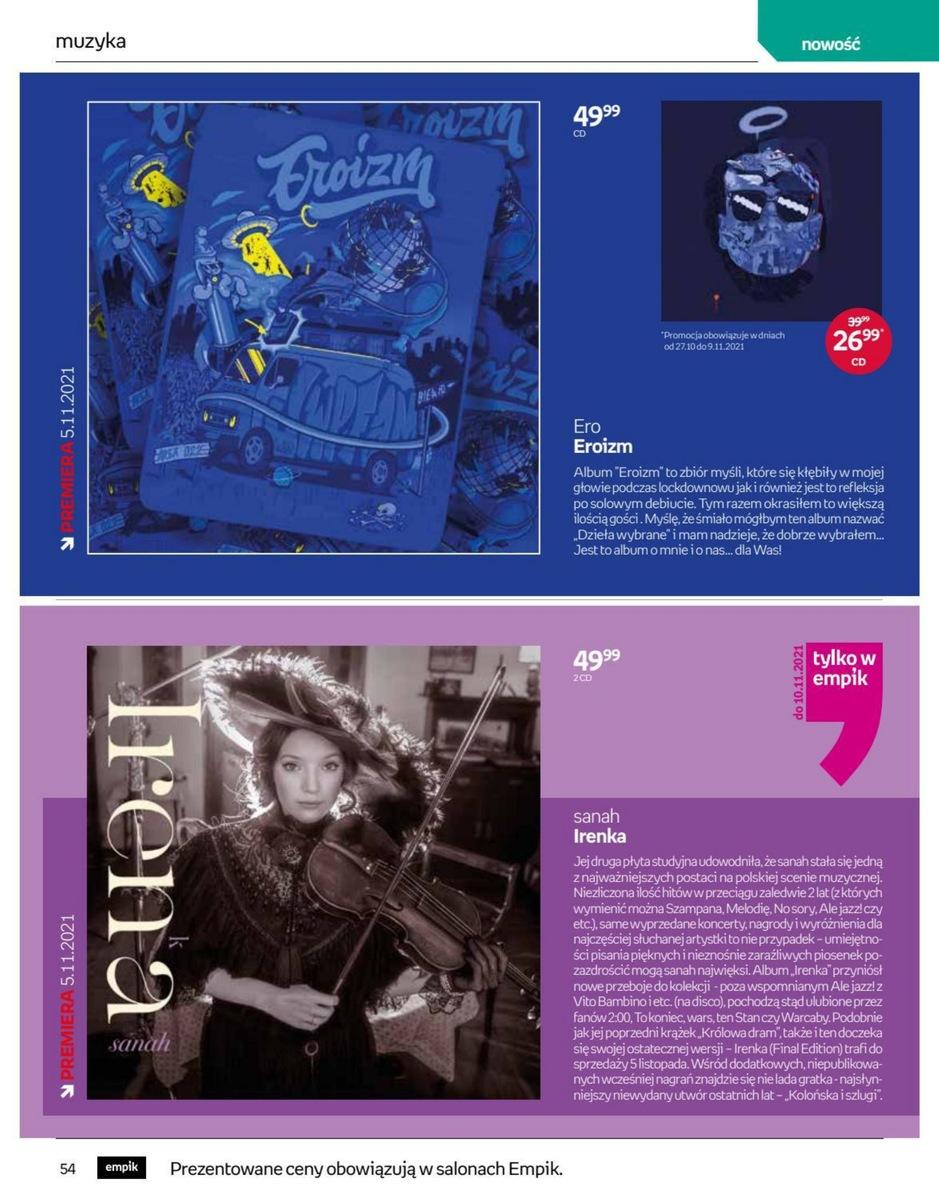 Gazetka promocyjna empik str. 54