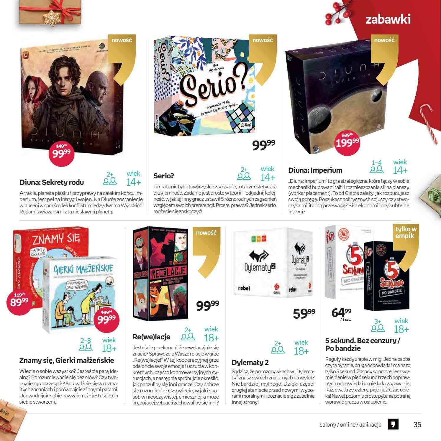 Gazetka promocyjna empik str. 35
