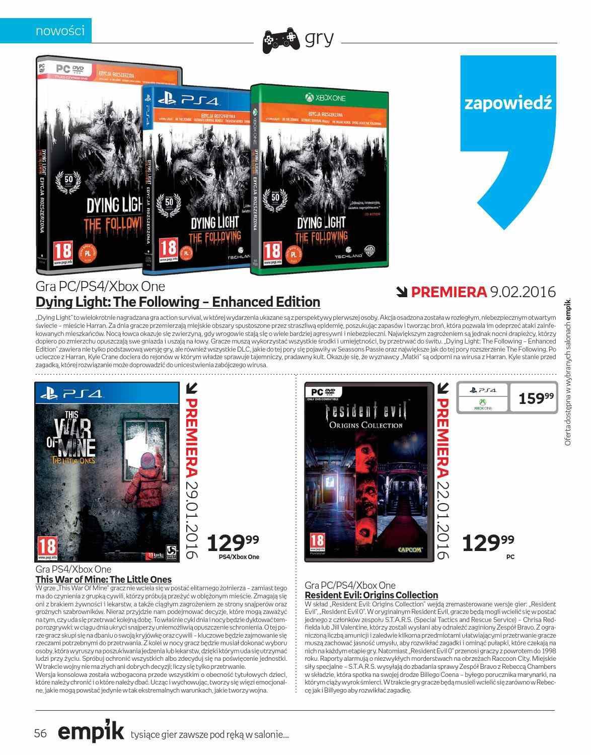 Gazetka promocyjna empik str. 56