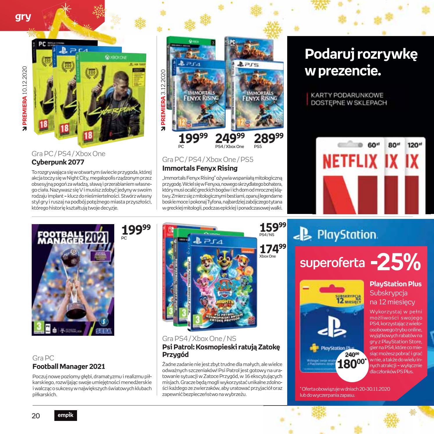 Gazetka promocyjna empik str. 20