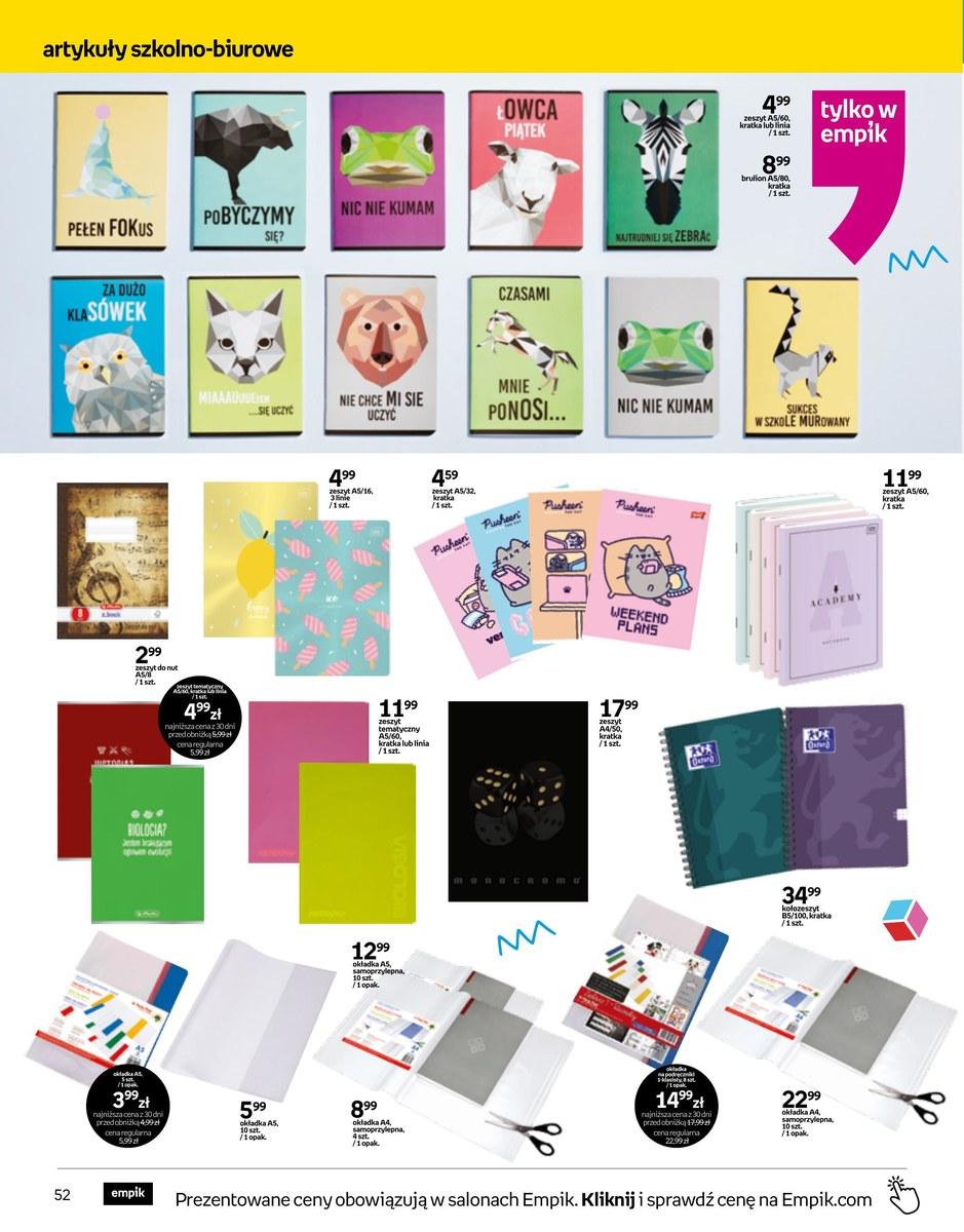 Gazetka promocyjna empik str. 52