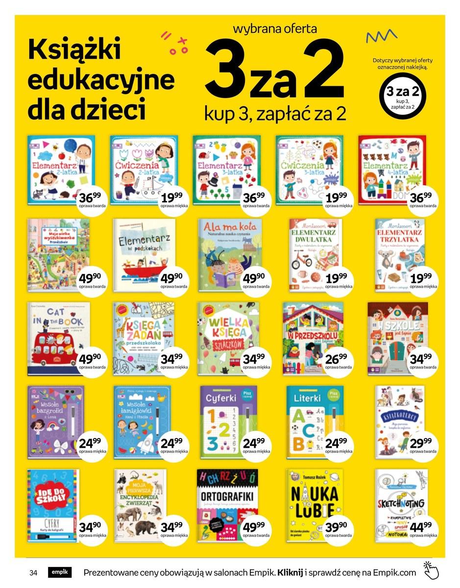 Gazetka promocyjna empik str. 34