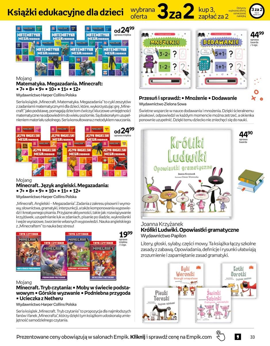 Gazetka promocyjna empik str. 33