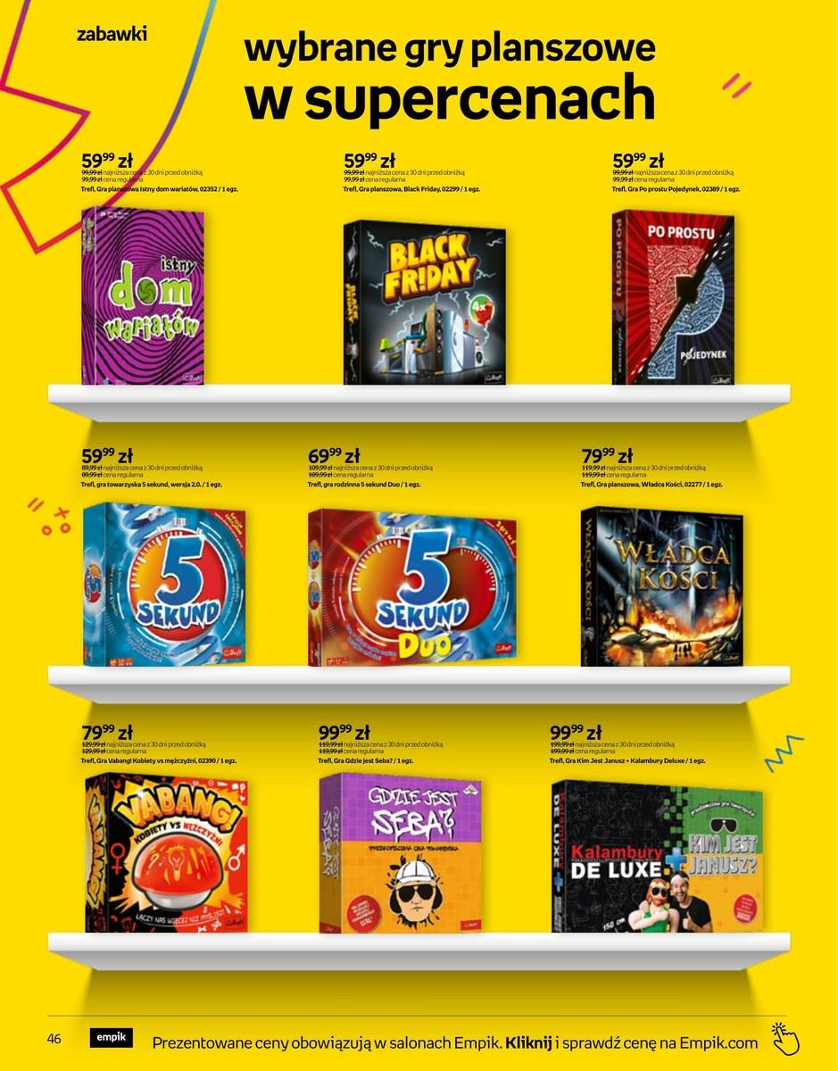 Gazetka promocyjna empik str. 46